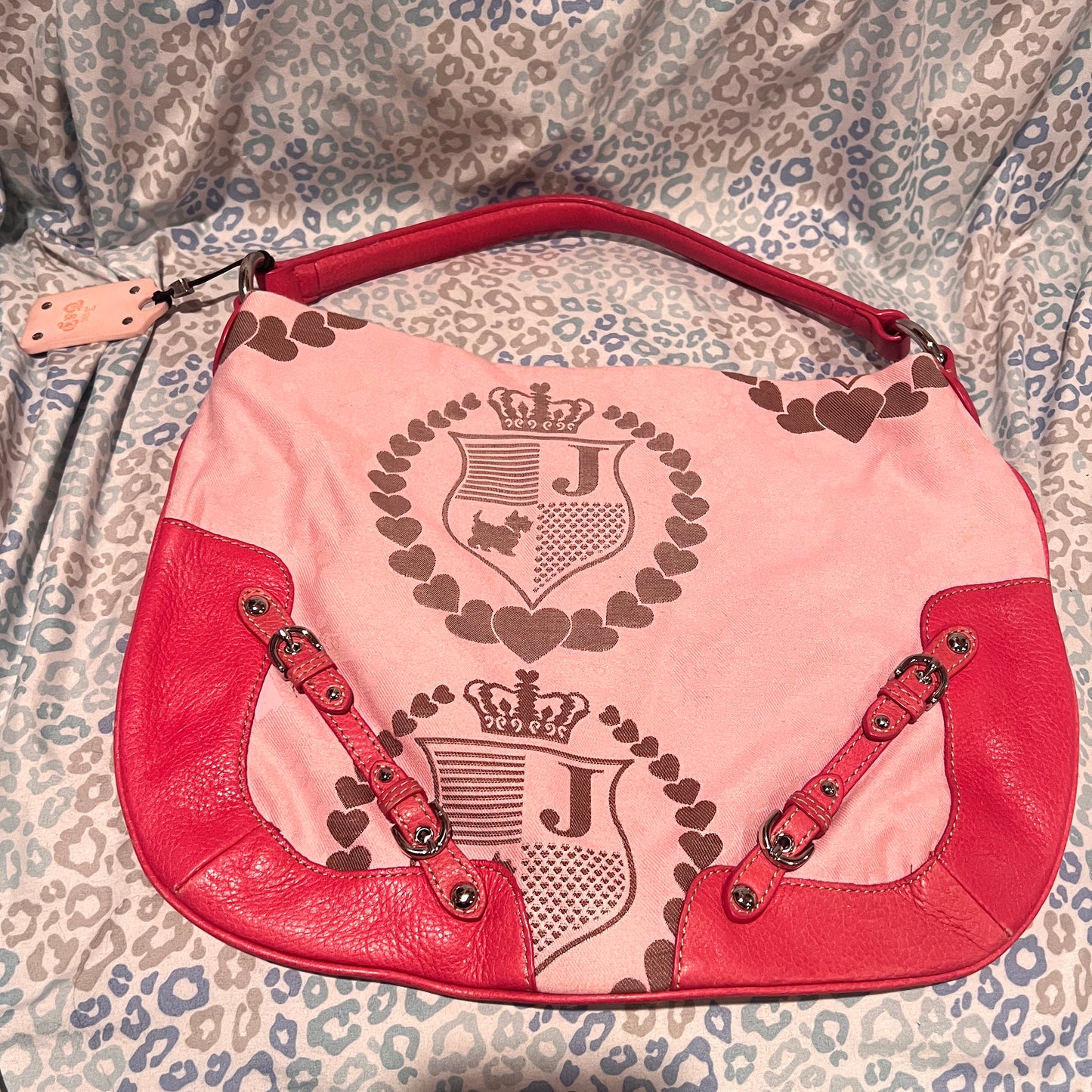 Vintage Pink Juicy Couture Purse Handbag Satchel Bag Y2K McBling