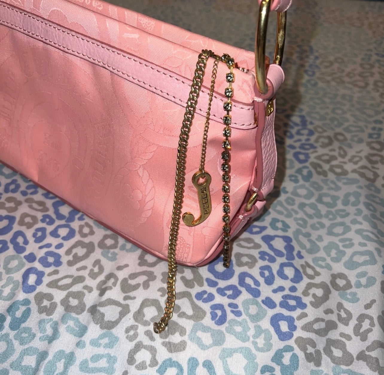 Vintage Pink Juicy Couture Inspired Purse Handbag Shoulder Bag Y2K