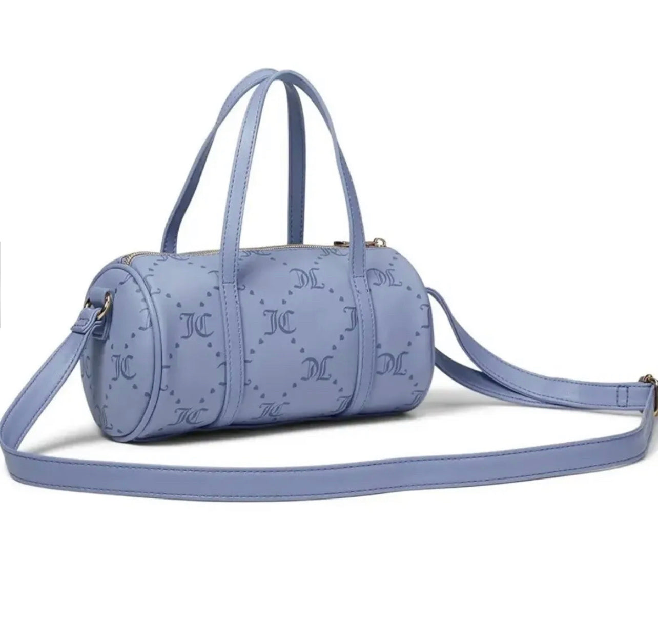 New Blue Juicy Couture Barrel Bag Purse Crossbody Handbag MSRP $79 Best Sellers