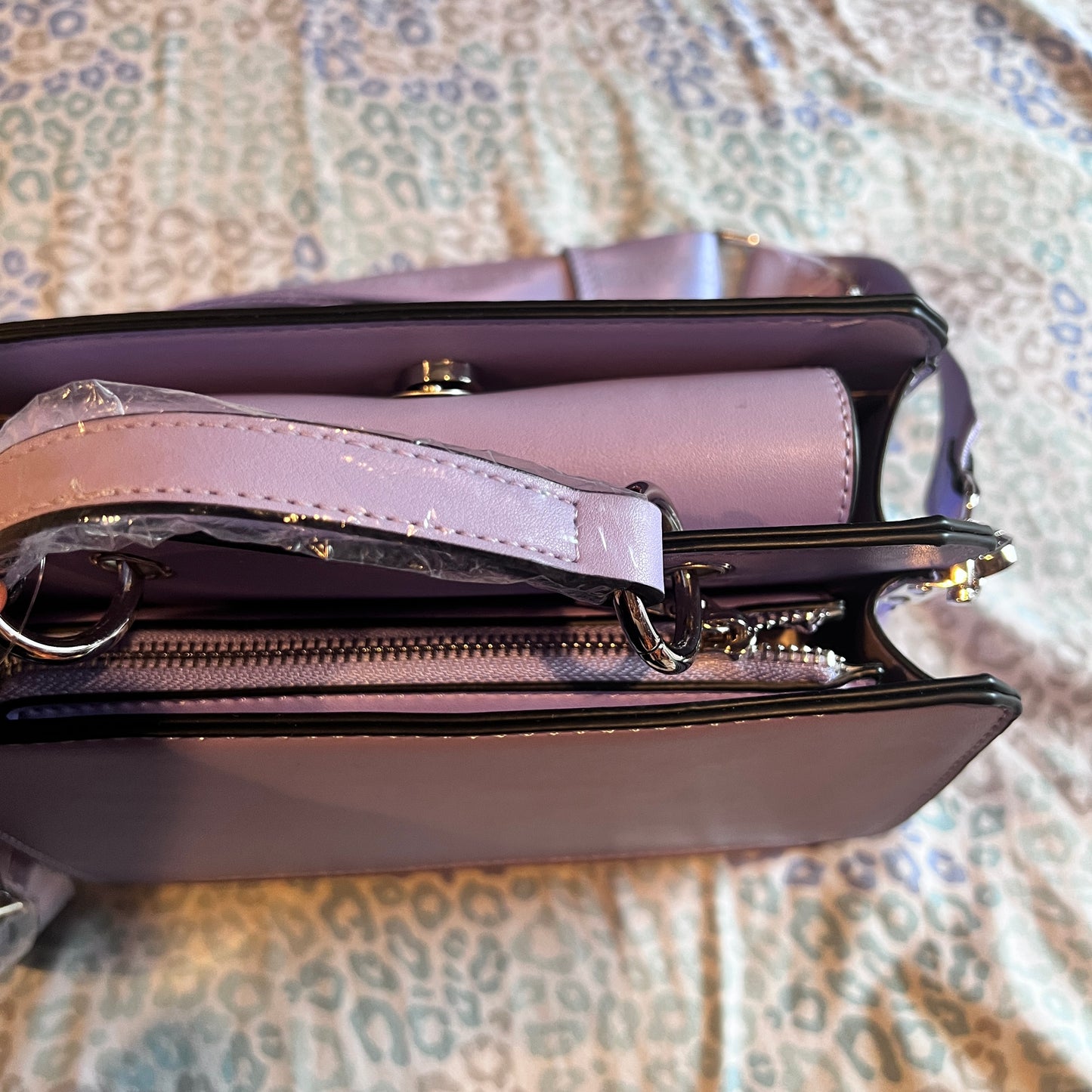 New Purple Steve Madden Purse Bag Satchel Bevelyn NWT Viral TikTok MSRP $98