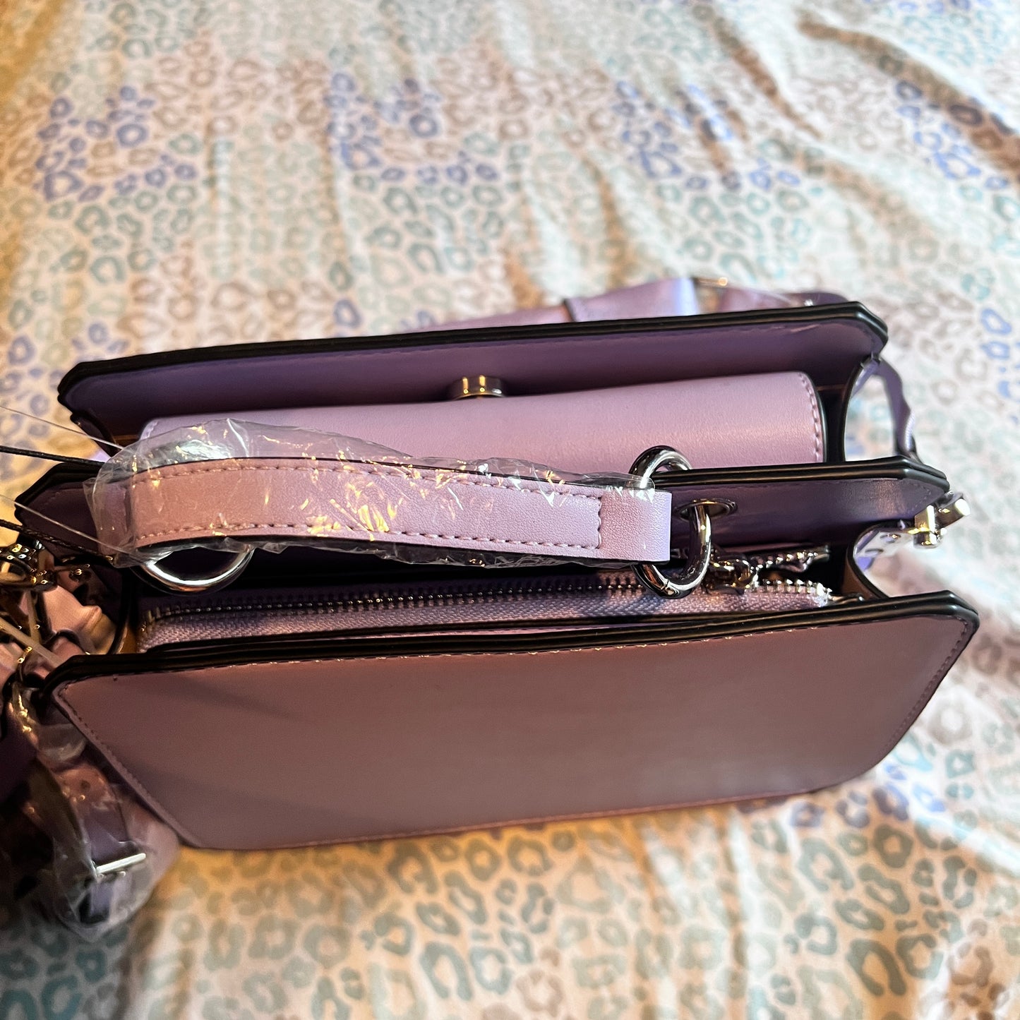 New Purple Steve Madden Purse Bag Satchel Bevelyn NWT Viral TikTok MSRP $98