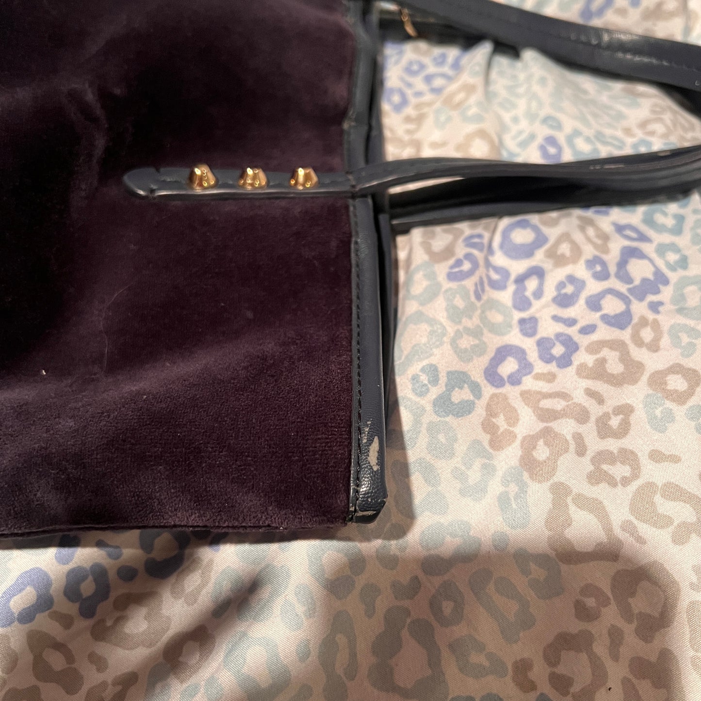 Vintage Pink Black Juicy Couture Purse Pammy Tote Bag Velour Scottie Dog Y2K