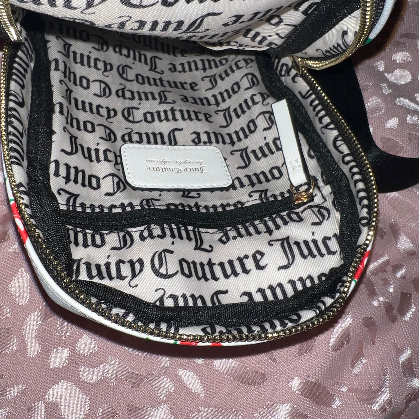 New White Cherry Juicy Couture Sling Bag Purse Handbag Cherries MSRP $79