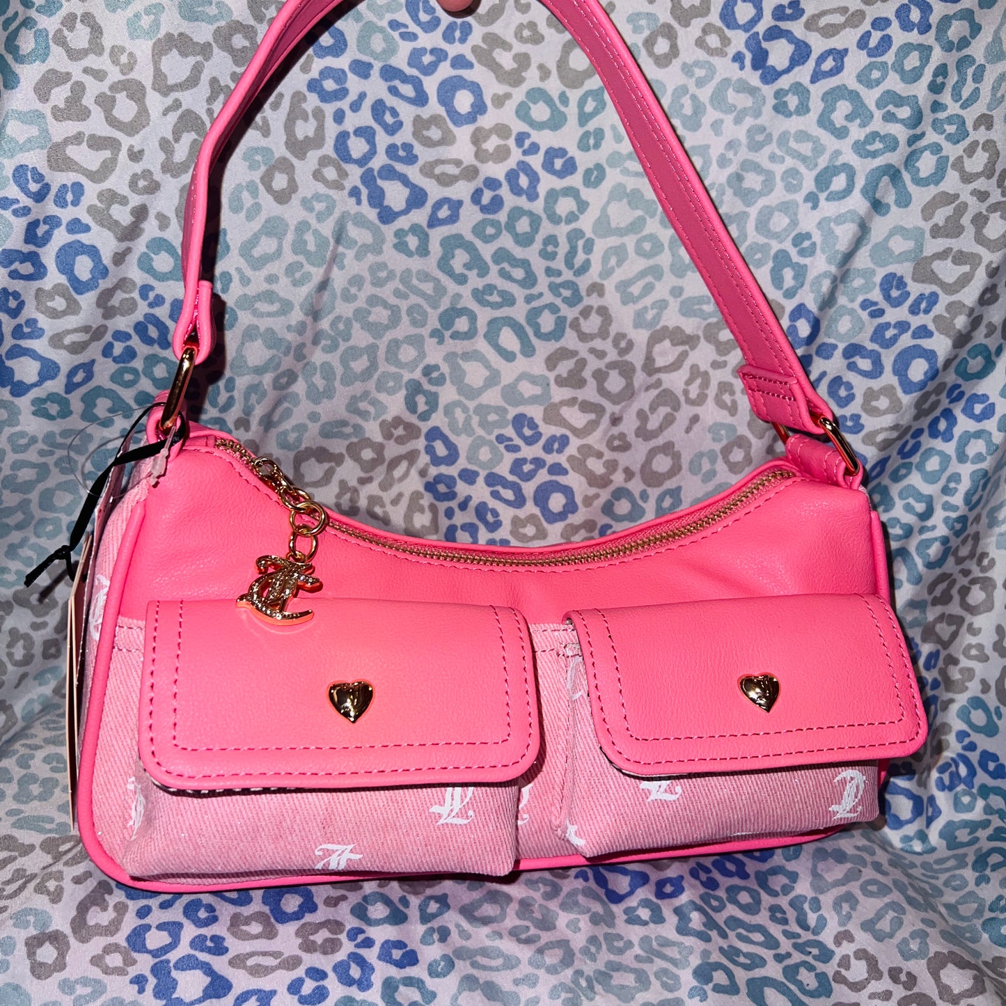 New Pink Juicy Couture Purse Satchel Bag Handbag