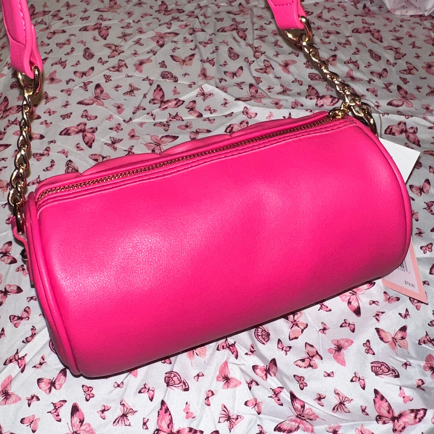 New Pink Juicy Couture Barrel Bag Purse Handbag Run The World MSRP $79