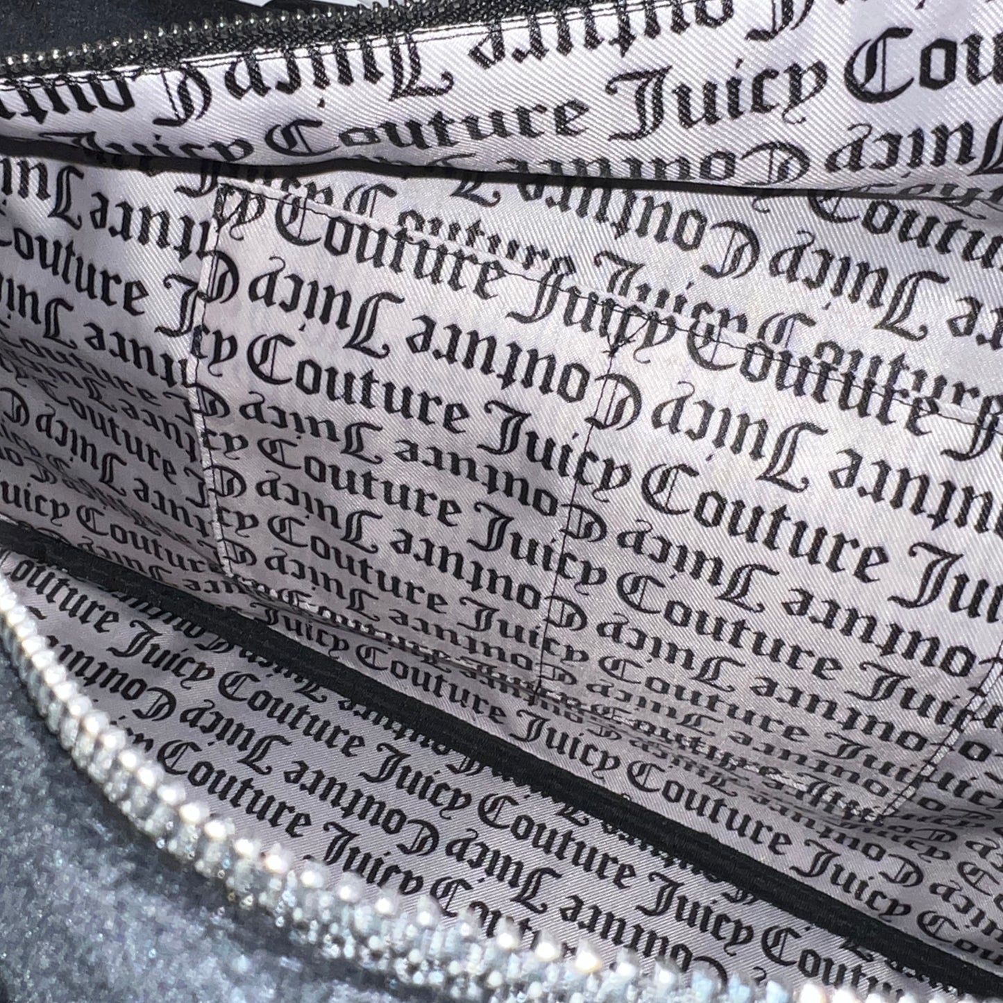 New Black Juicy Couture Weekender Bag Purse XL Size Duffel Bag Vintage Style