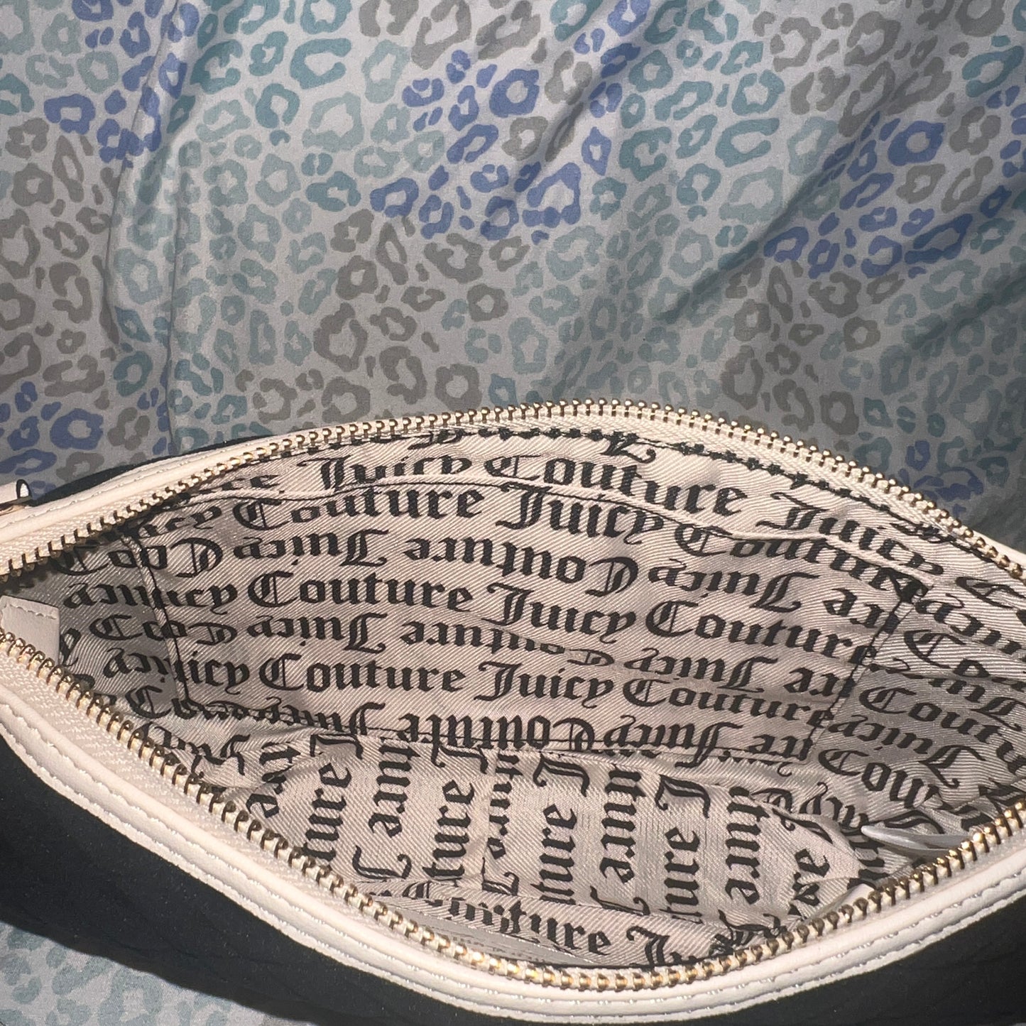 New Black Juicy Couture Purse Handbag Royal Moment Shoulder Bag MSRP $79