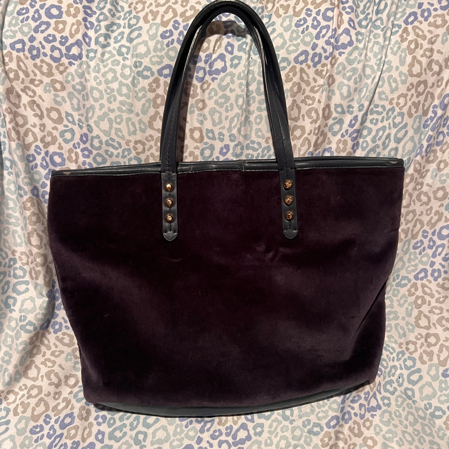 Vintage Pink Black Juicy Couture Purse Pammy Tote Bag Velour Scottie Dog Y2K