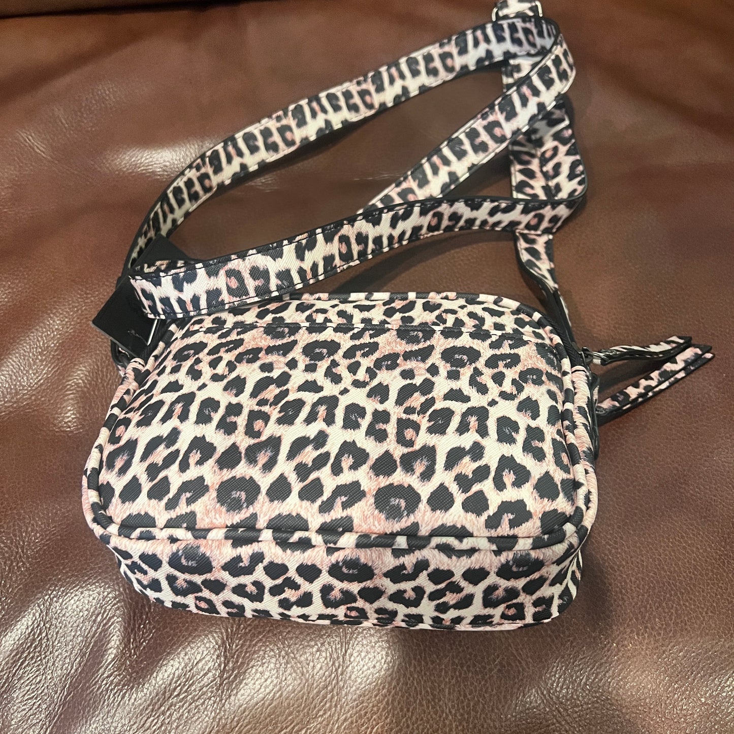 New Ed Hardy Crossbody Purse Bag Tattoo Y2K Heart Rose Leopard Cheetah