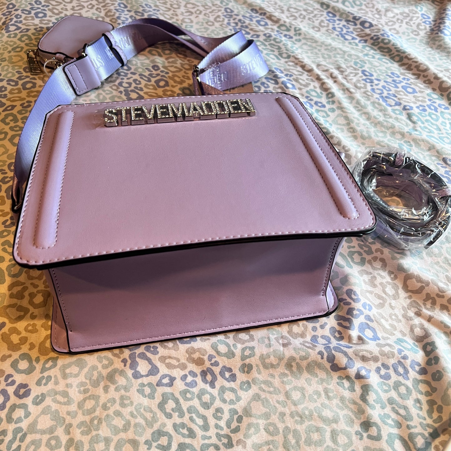 New Purple Steve Madden Purse Bag Satchel Bevelyn NWT Viral TikTok MSRP $98