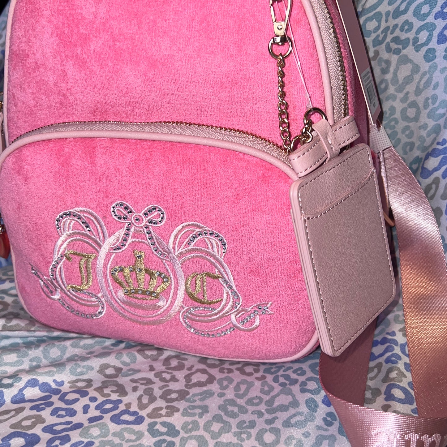 New Pink Juicy Couture Backpack Purse Bag MSRP $99 Juicy Lovers Pink Lemonade
