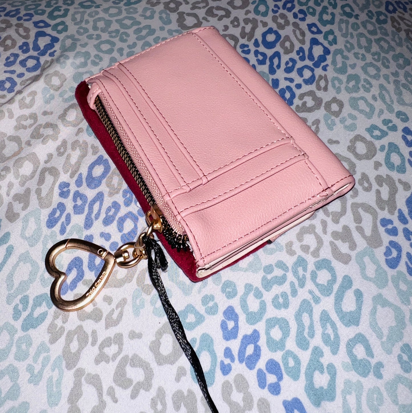 New Pink Maroon Juicy Couture Crossbody Purse + Wallet NWT Bag Velour Retro Vibe