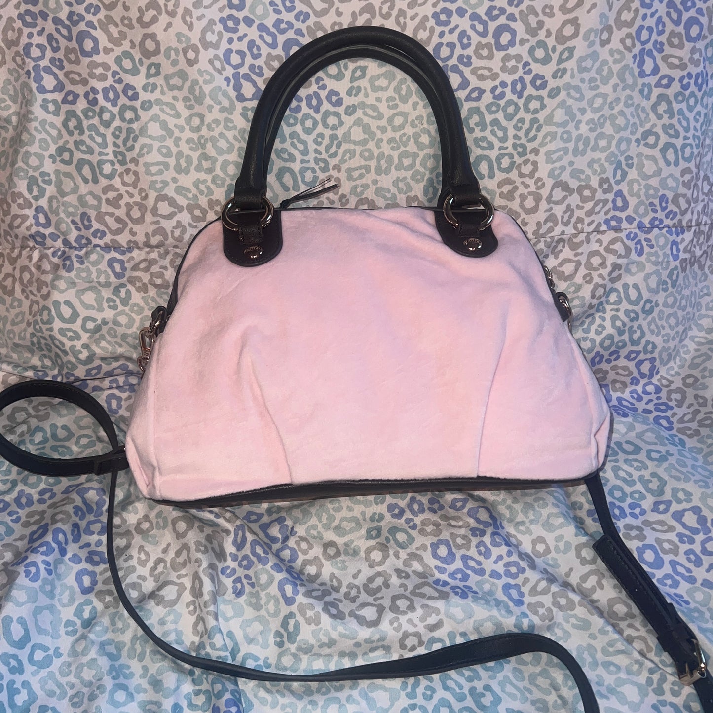 New Pink Juicy Couture Purse Handbag Satchel Bag MSRP $89 Juicy Never Dies