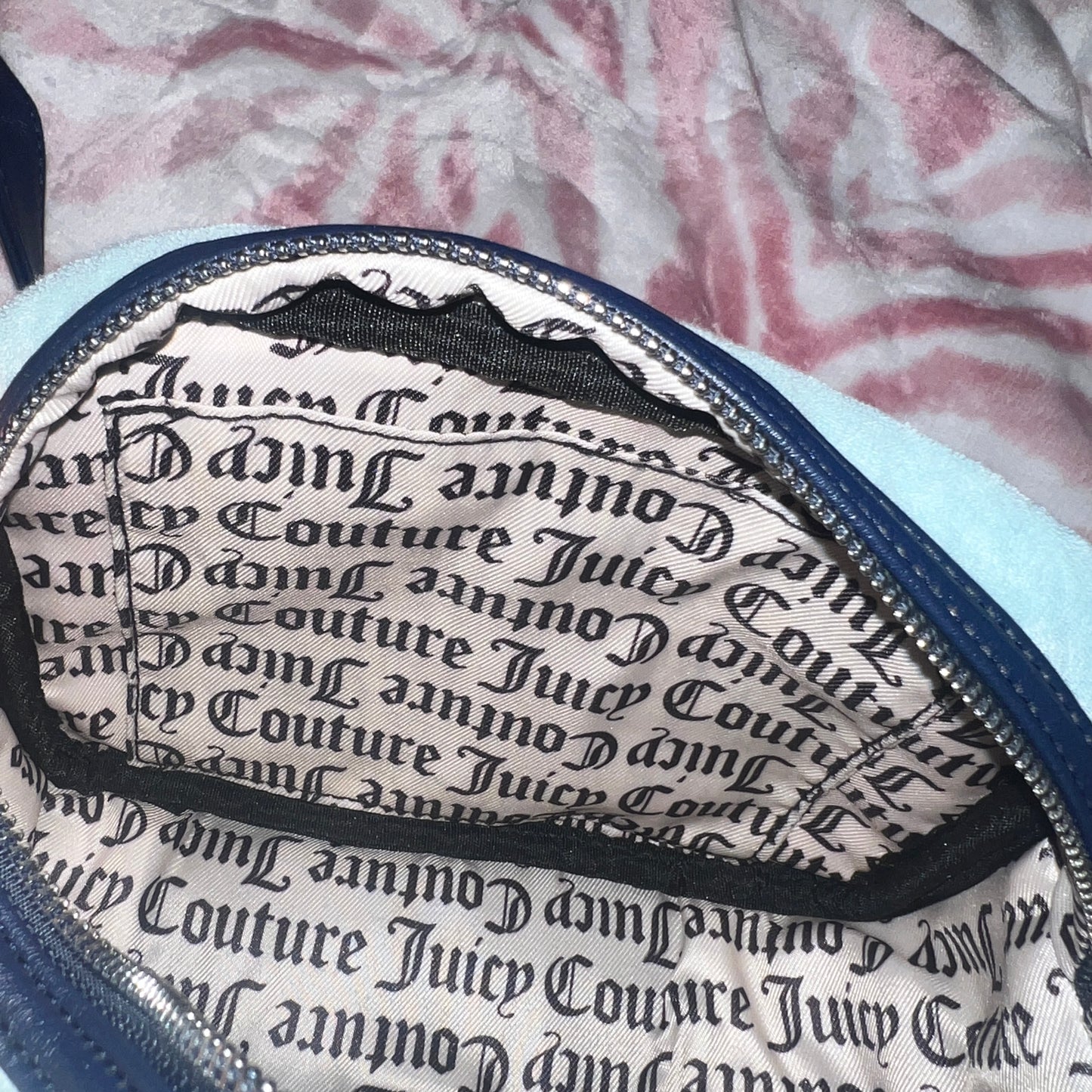 New Blue Turquoise Juicy Couture Butterfly Crossbody Bag Purse Handbag MSRP $79