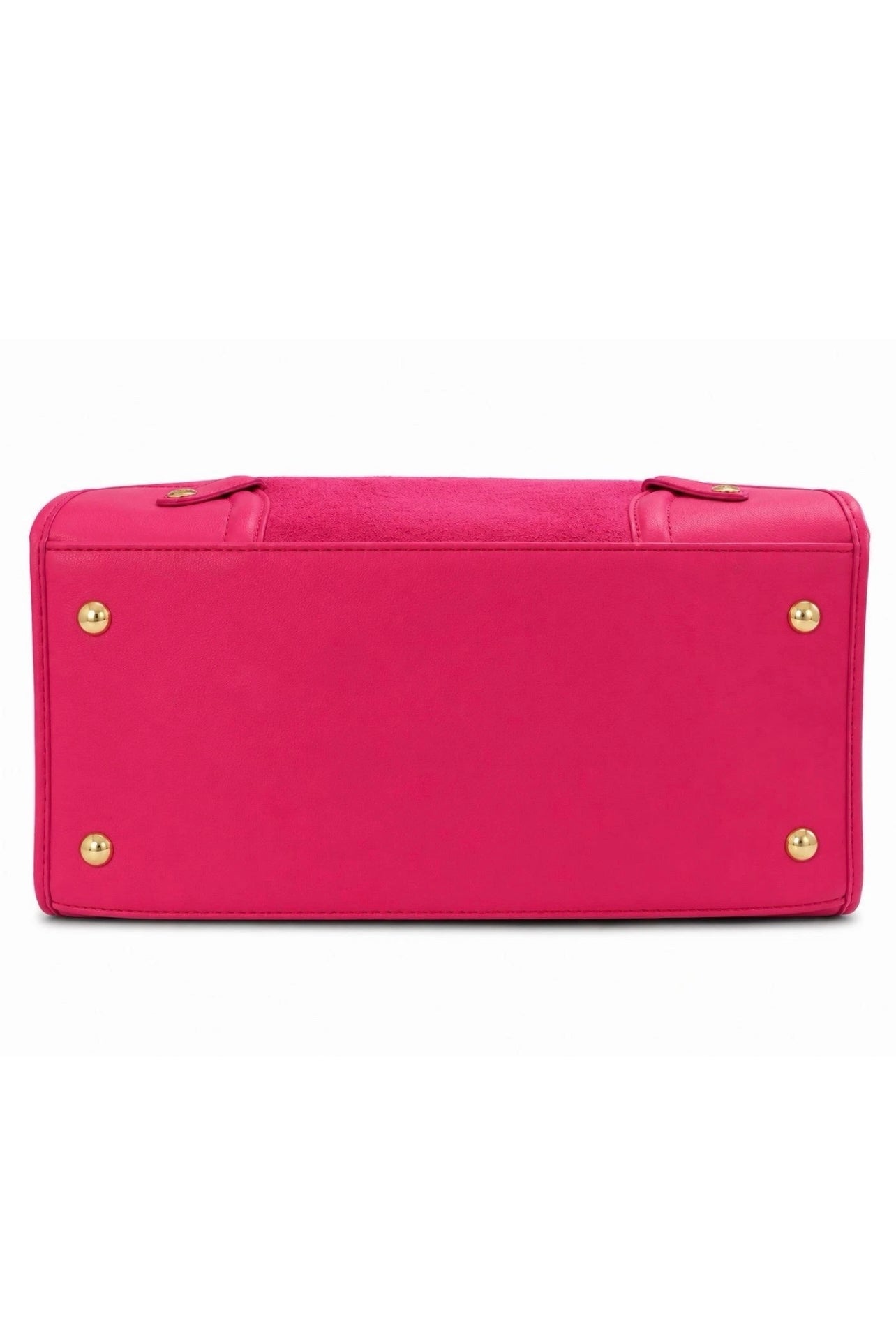 New Pink Juicy Couture Tote Bag Purse Satchel Zip Heart Charm Pouch Juicy Angel