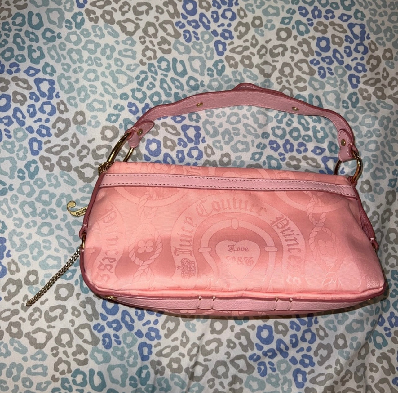 Vintage Pink Juicy Couture Inspired Purse Handbag Shoulder Bag Y2K
