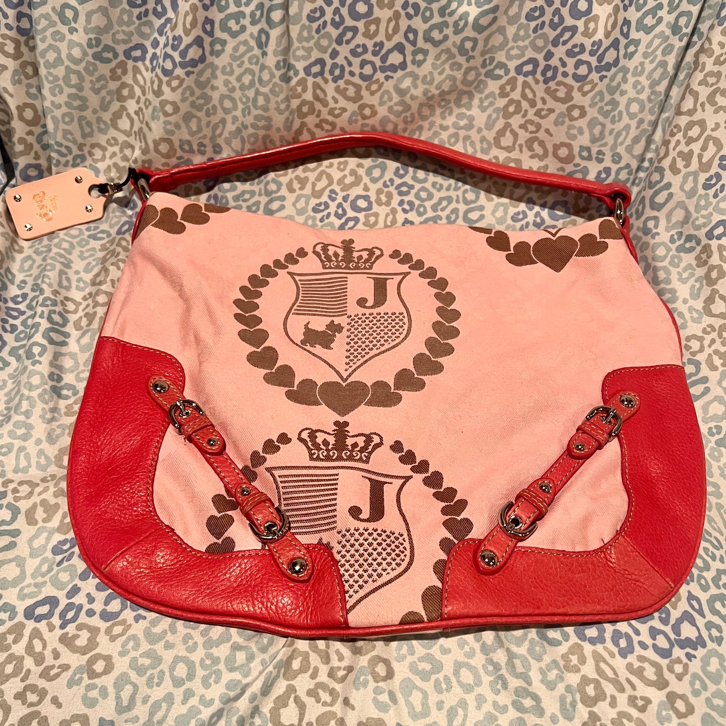 Vintage Pink Juicy Couture Purse Handbag Satchel Bag Y2K McBling
