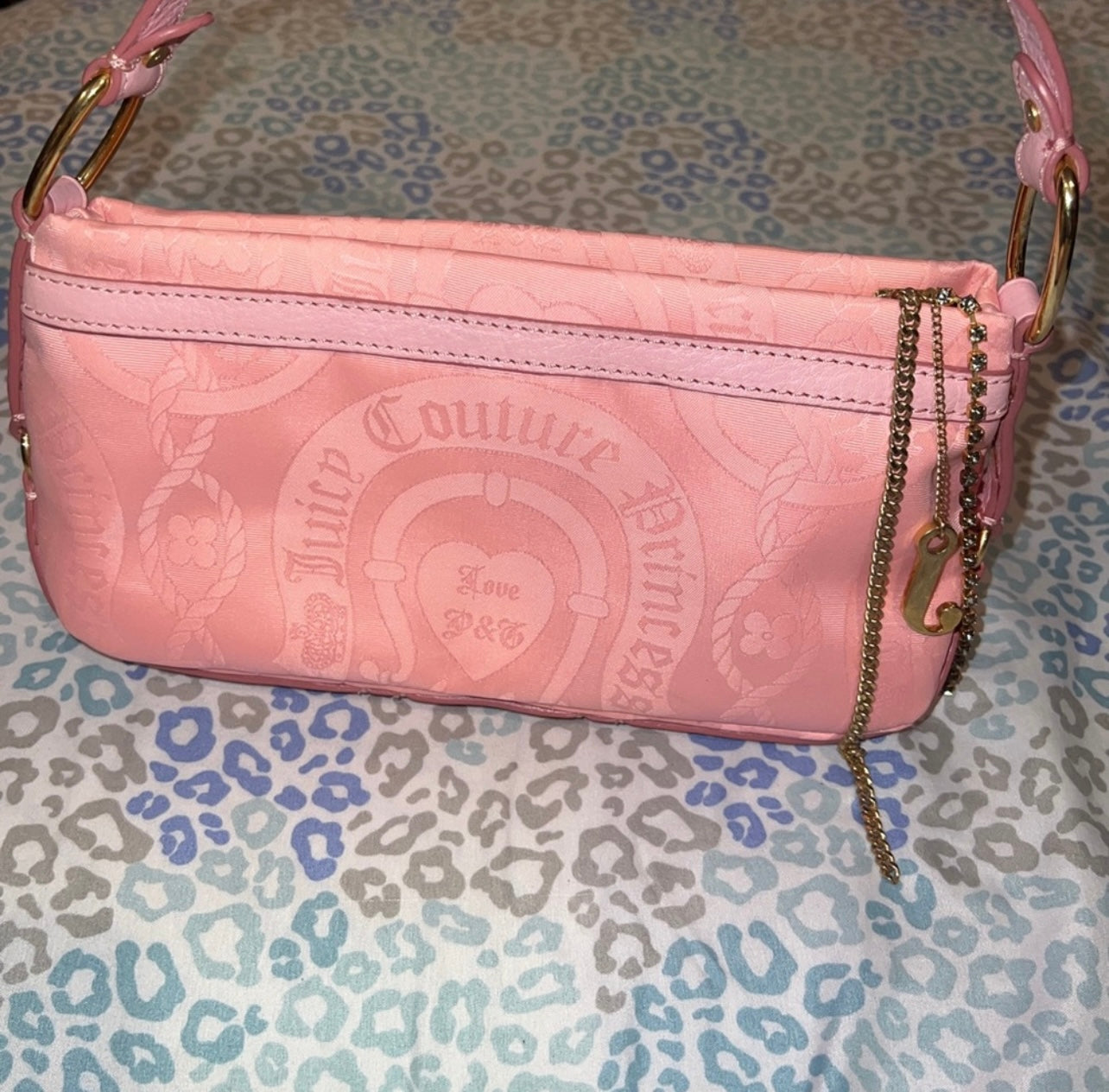 Vintage Pink Juicy Couture Inspired Purse Handbag Shoulder Bag Y2K