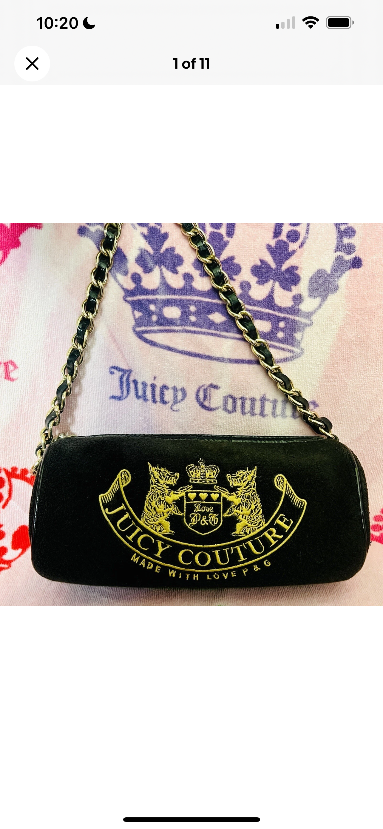 Vintage Juicy Couture Purses 2 x Barrel Bags - Bundle for Robin