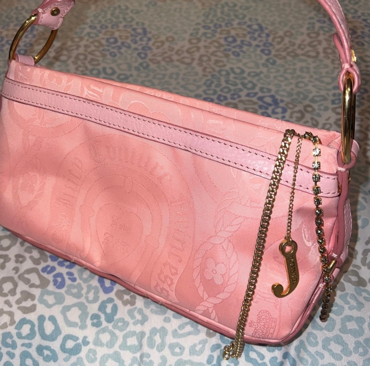 Vintage Pink Juicy Couture Inspired Purse Handbag Shoulder Bag Y2K