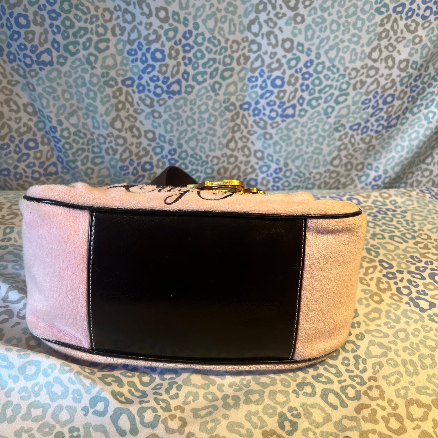 Vintage Rare Pink Juicy Couture Purse Handbag Bag - Juicy City Girl Terry Cloth