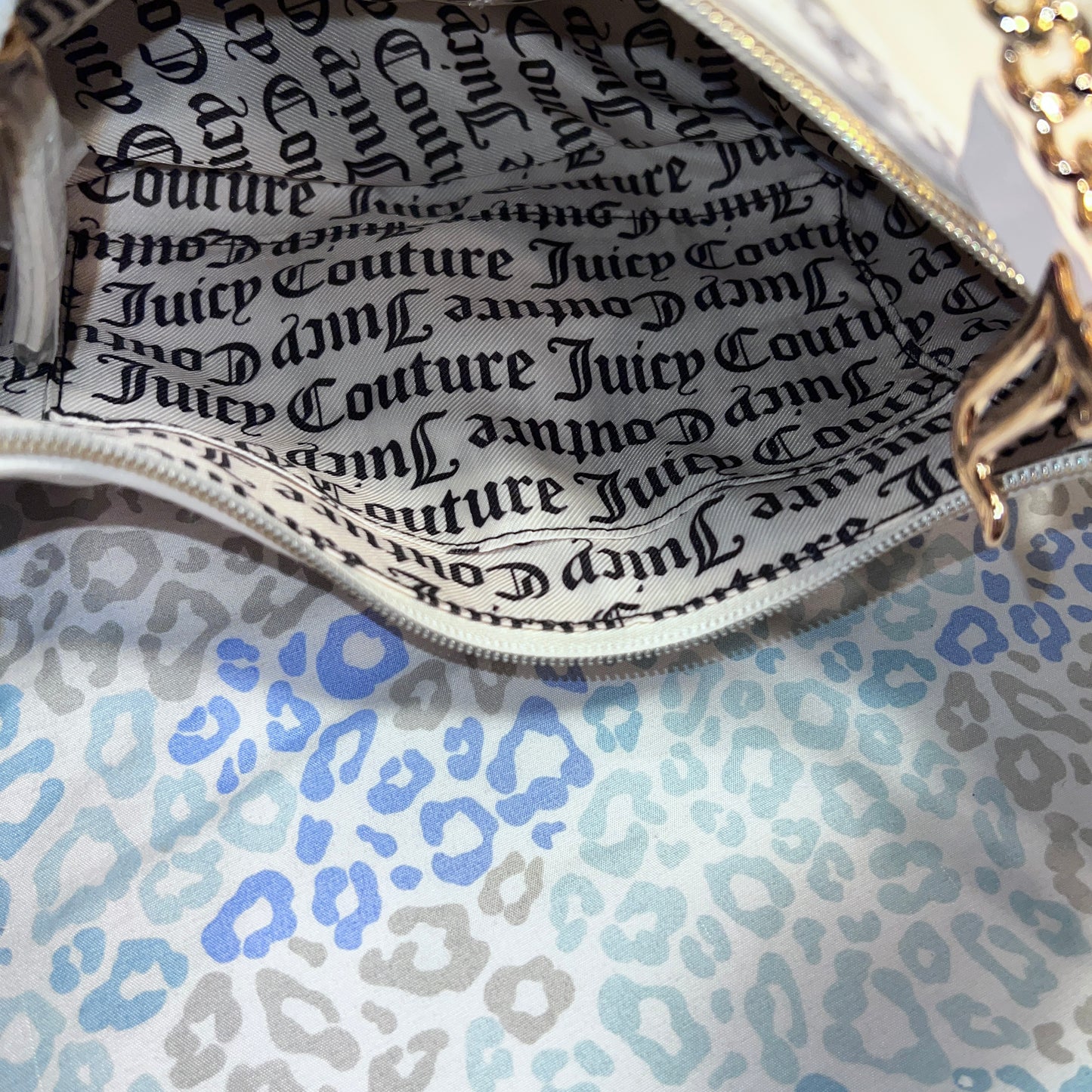 New White Juicy Couture Purse Xbody Bag Quilted Angel Puff Half Moon MSRP $79