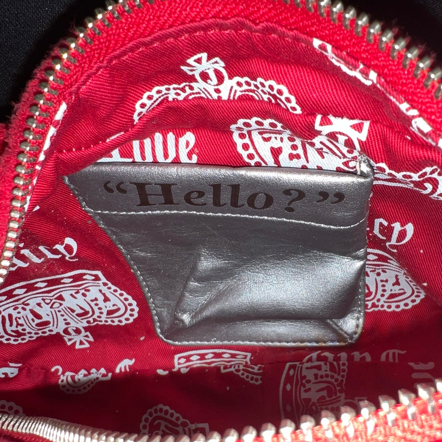 Vintage Red Juicy Couture Purse Bag Handbag Terry Cloth - What Would Juicy Do?