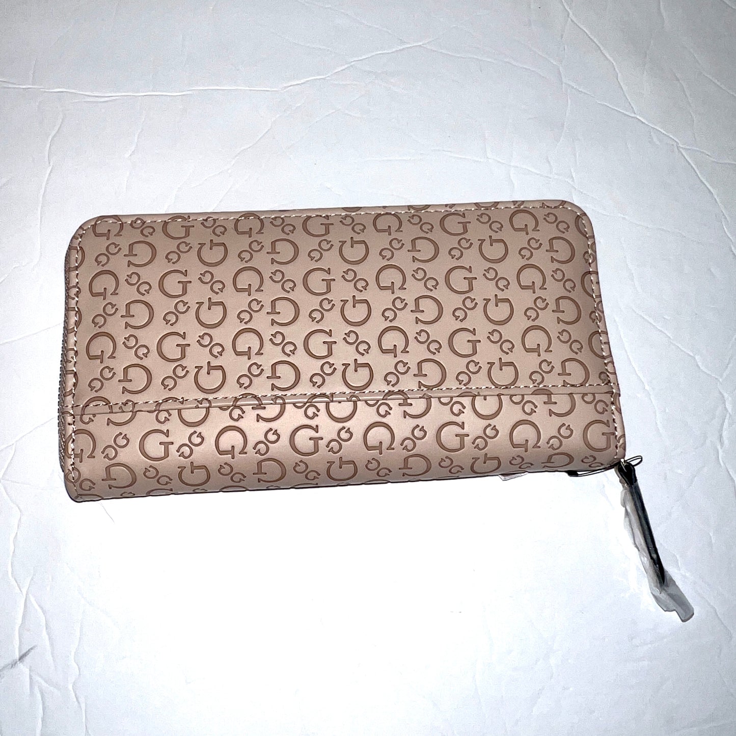 New Beige Guess Wallet Clutch Coin Card Holder Latte Lathan SLG E8601599