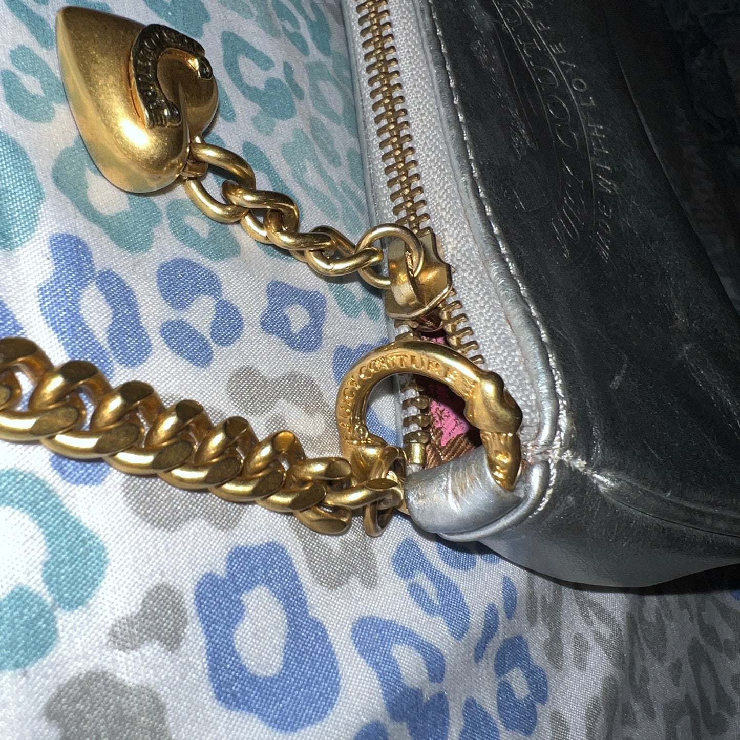 Rare Vintage Silver Juicy Couture Mini Bag Purse Handbag Y2K from 2005