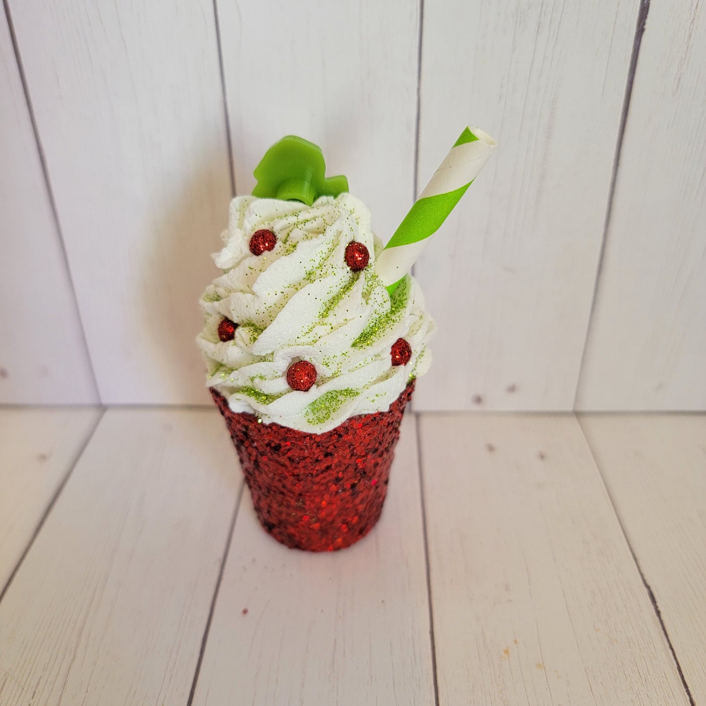 Red Grinch Shelf Sitter