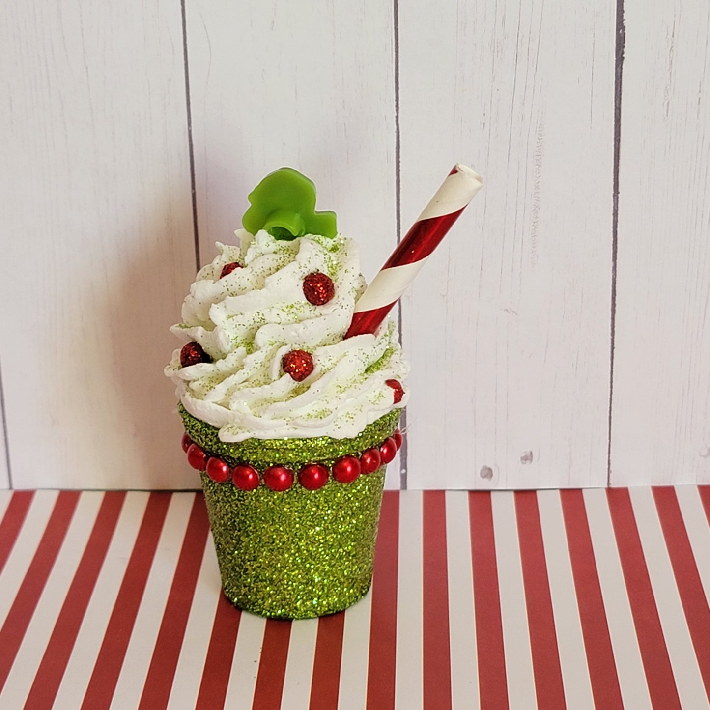 Green Grinch Shelf Sitter