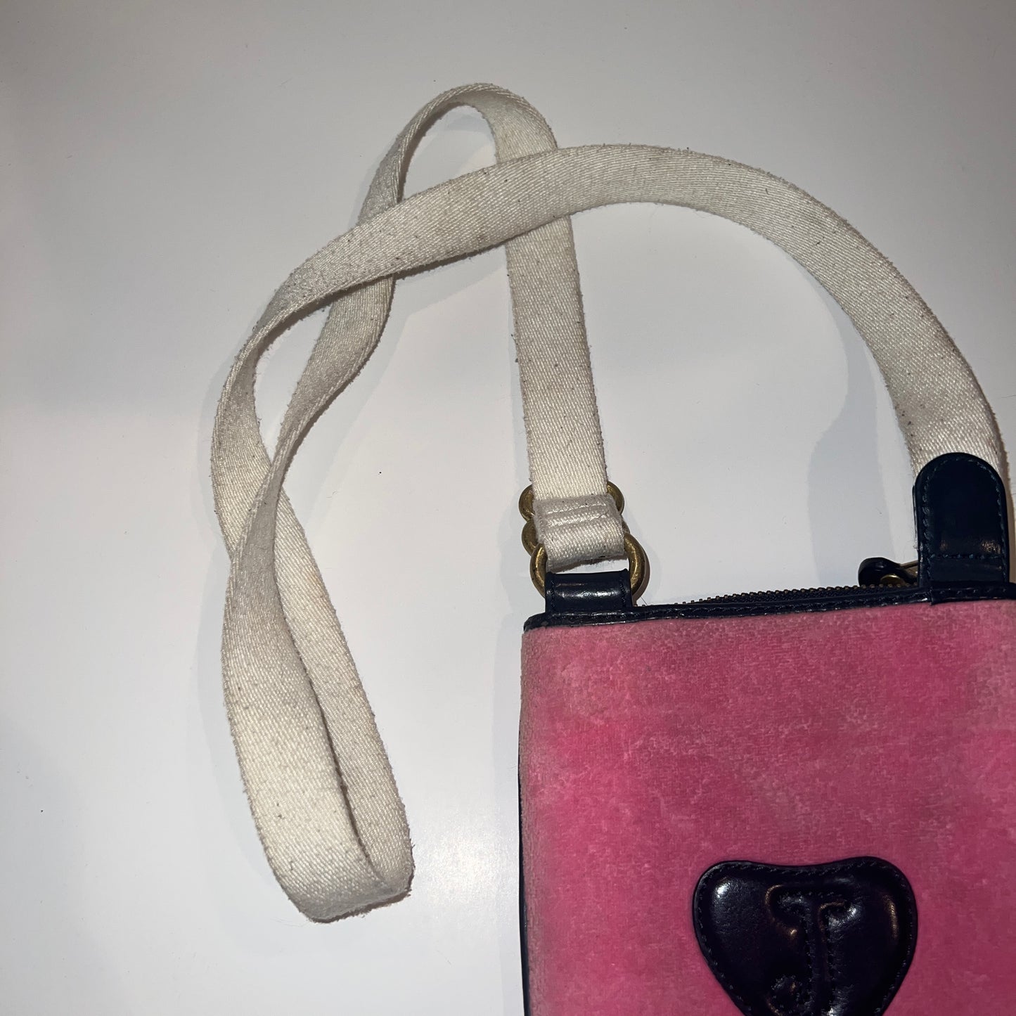 Pink Juicy Couture Crossbody Purse Vintage Velour