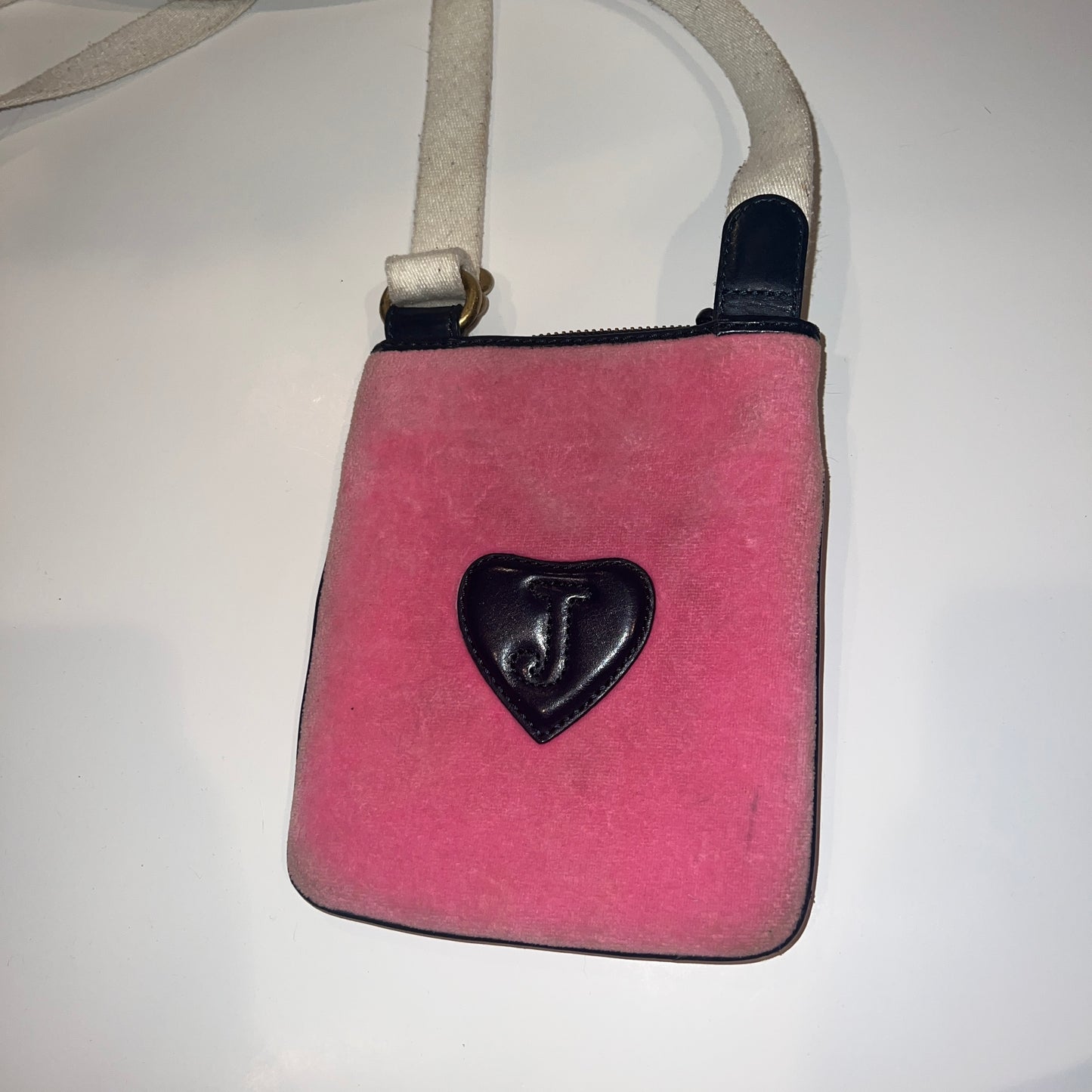 Pink Juicy Couture Crossbody Purse Vintage Velour