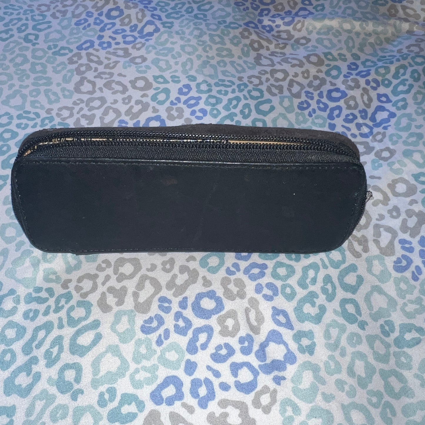 Vintage Black Royal Juicy Couture Sunglasses / Pencil / Cosmetic Case Velour Y2K