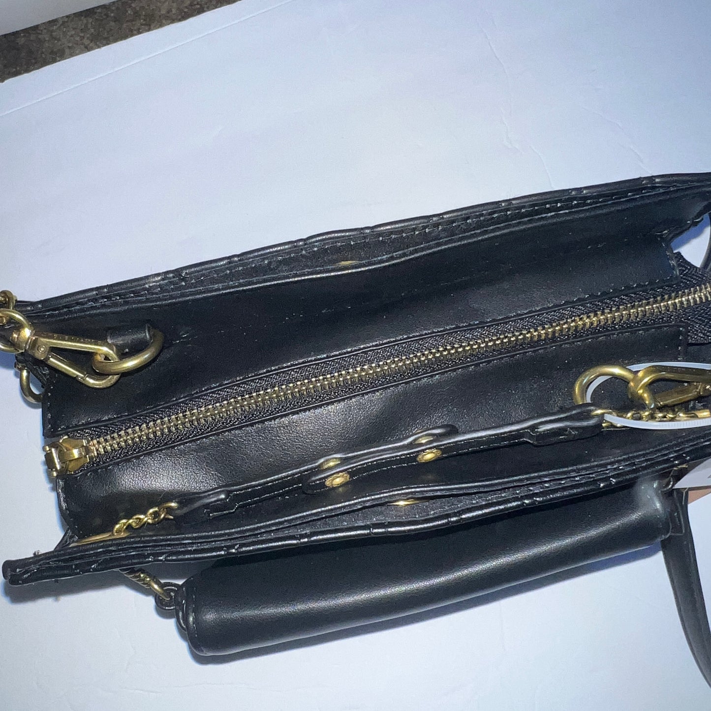 New Black Steve Madden Purse Quilted