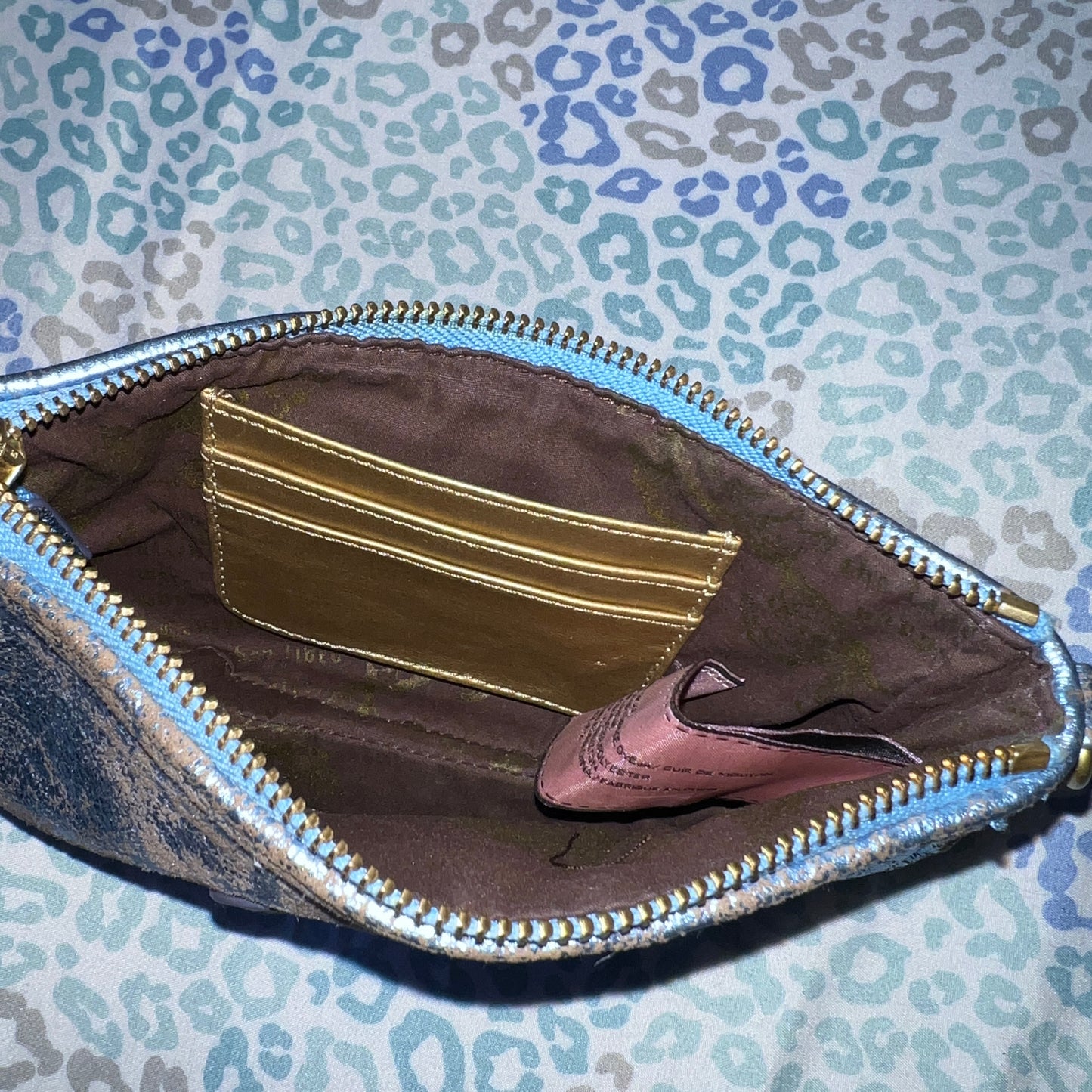 Rare Vintage Blue Juicy Couture Purse Handbag Shoulder Bag Clutch