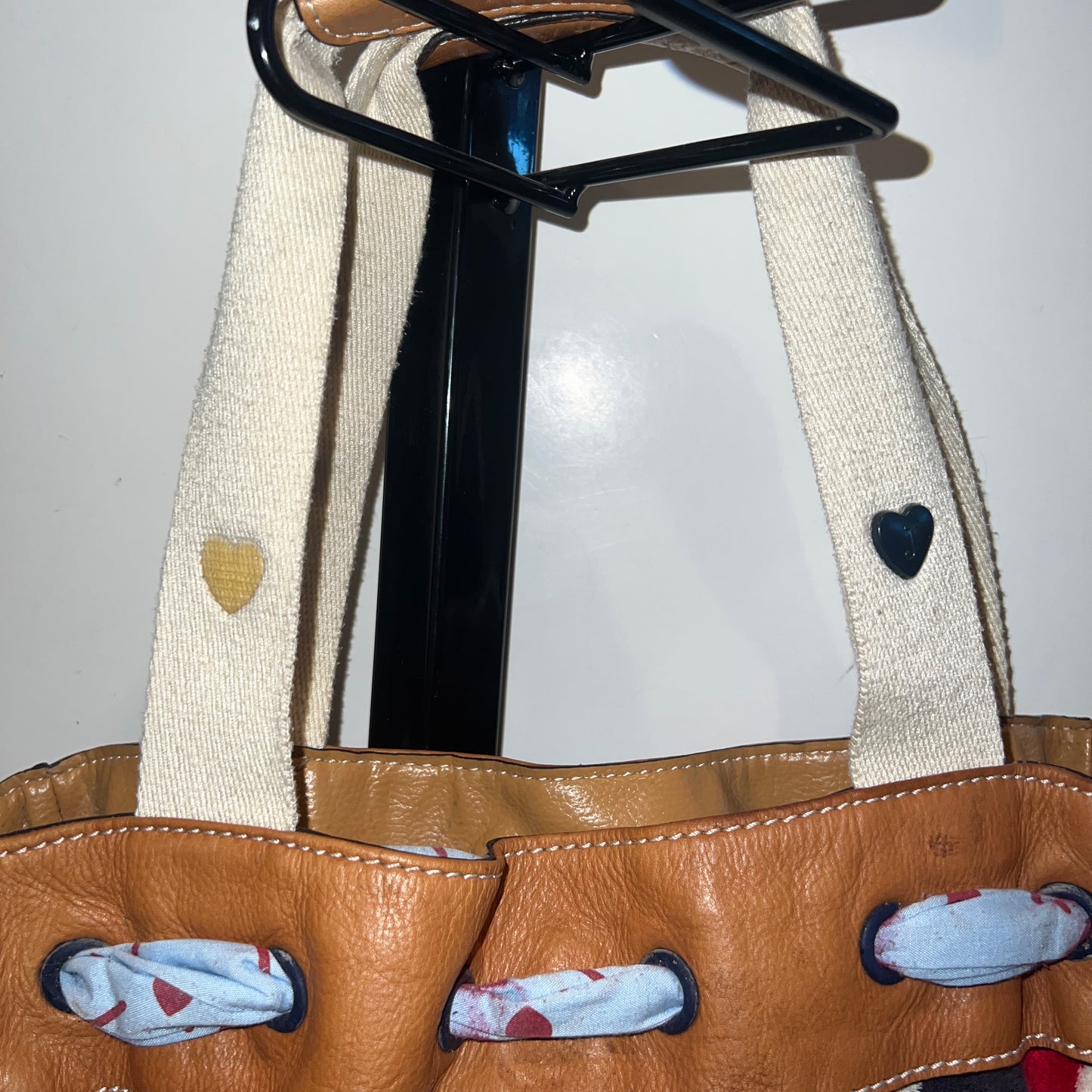 Rare Vintage Striped Juicy Couture Tote Bag Purse Handbag Daydreamer Red White