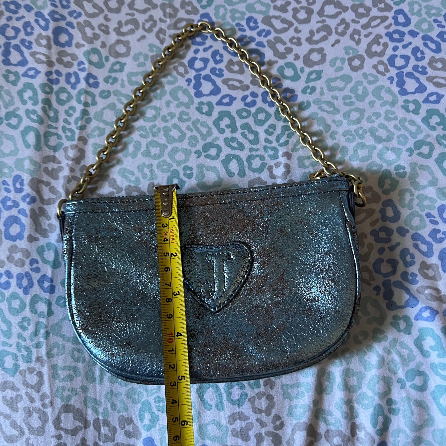 Rare Vintage Blue Juicy Couture Purse Handbag Shoulder Bag Clutch