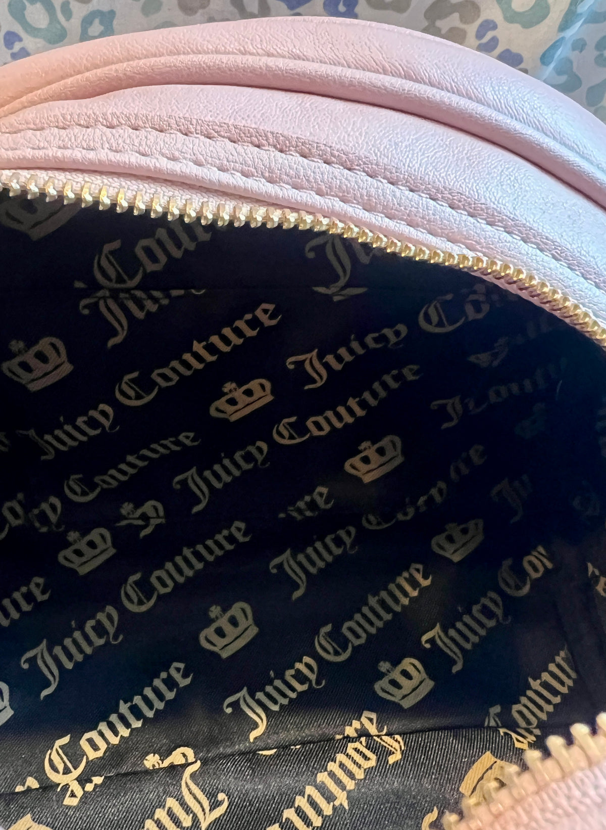 New Light Pink Juicy Couture Purse Satchel Bag Handbag Queen of Couture Bowler