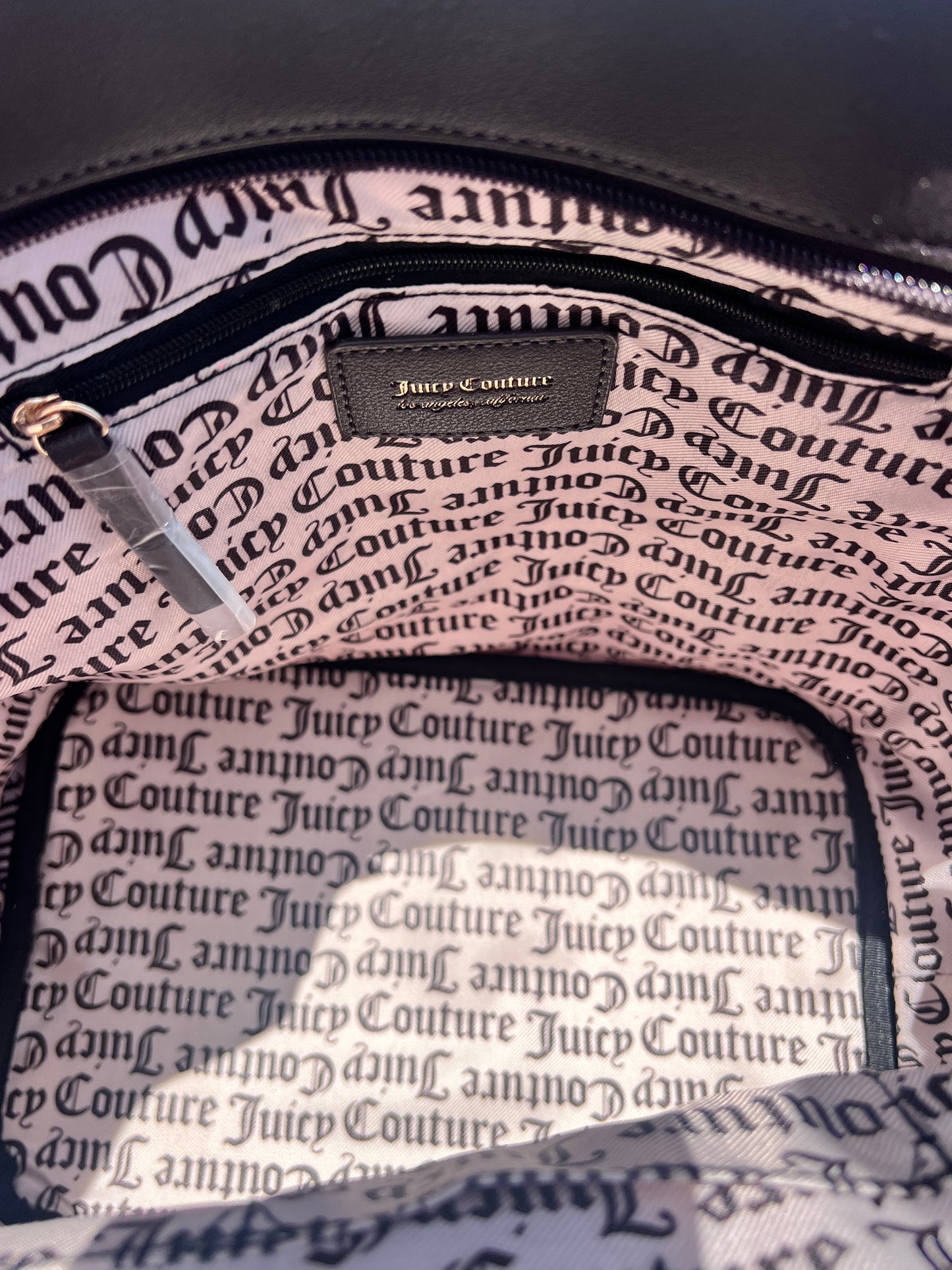 New Brown Beige Juicy Couture Purse Renaissance Tote Bag Velour Vintage Style
