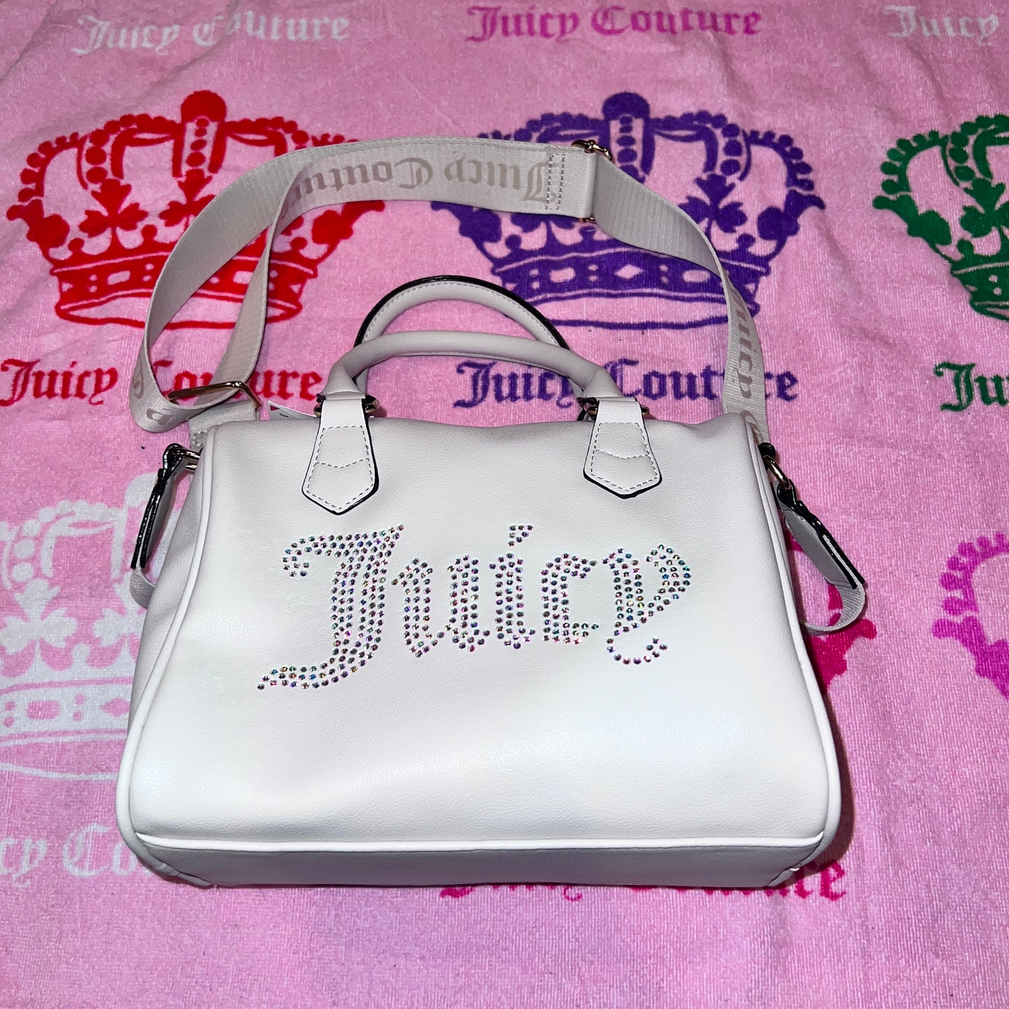 New White Juicy Couture Purse Bowler Bag Handbag Be Classic Satchel MSRP $99