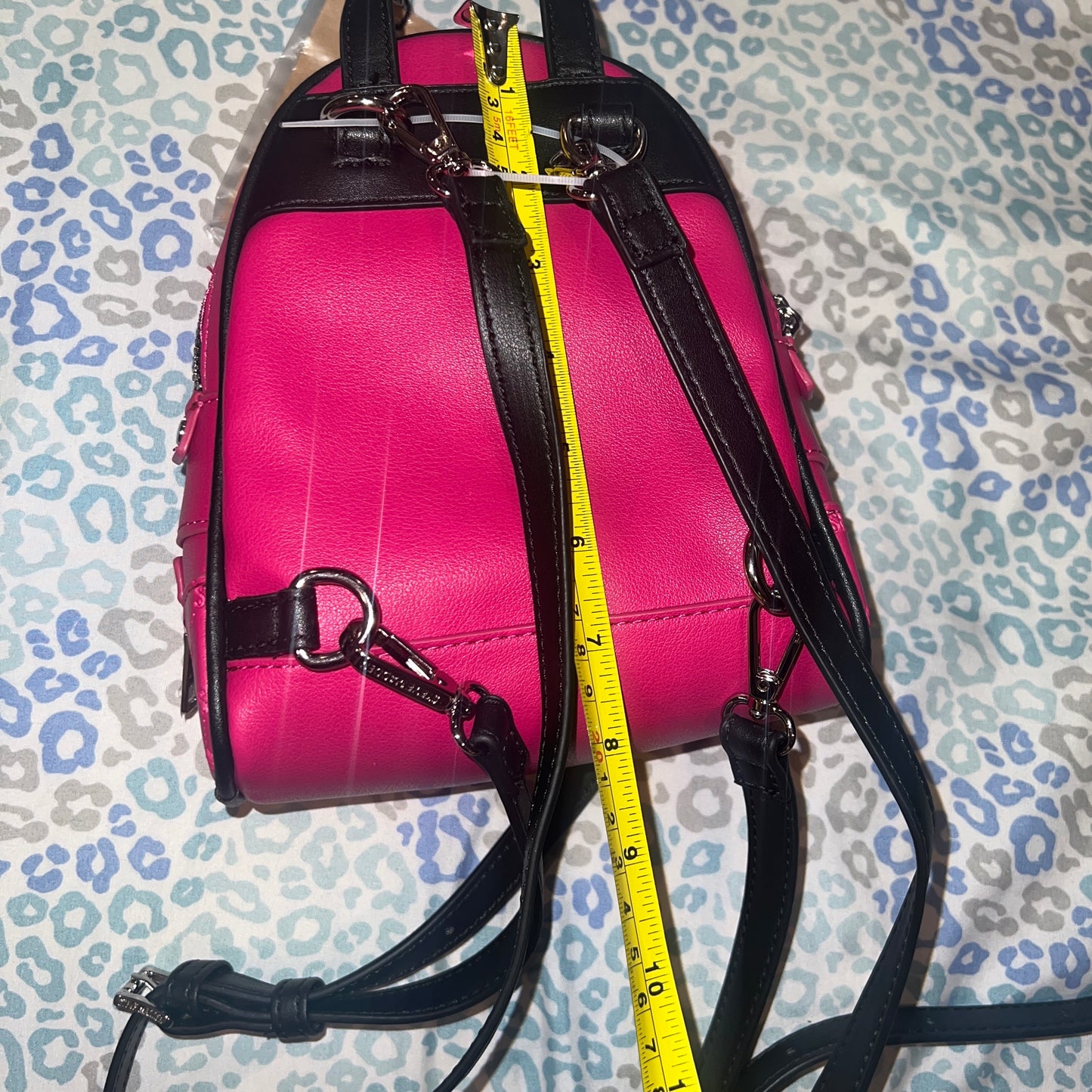 New Pink Steve Madden Mini Backpack Purse Bviki Fushia