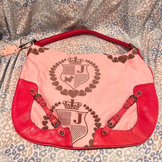 Vintage Pink Juicy Couture Purse Handbag Satchel Bag Y2K McBling