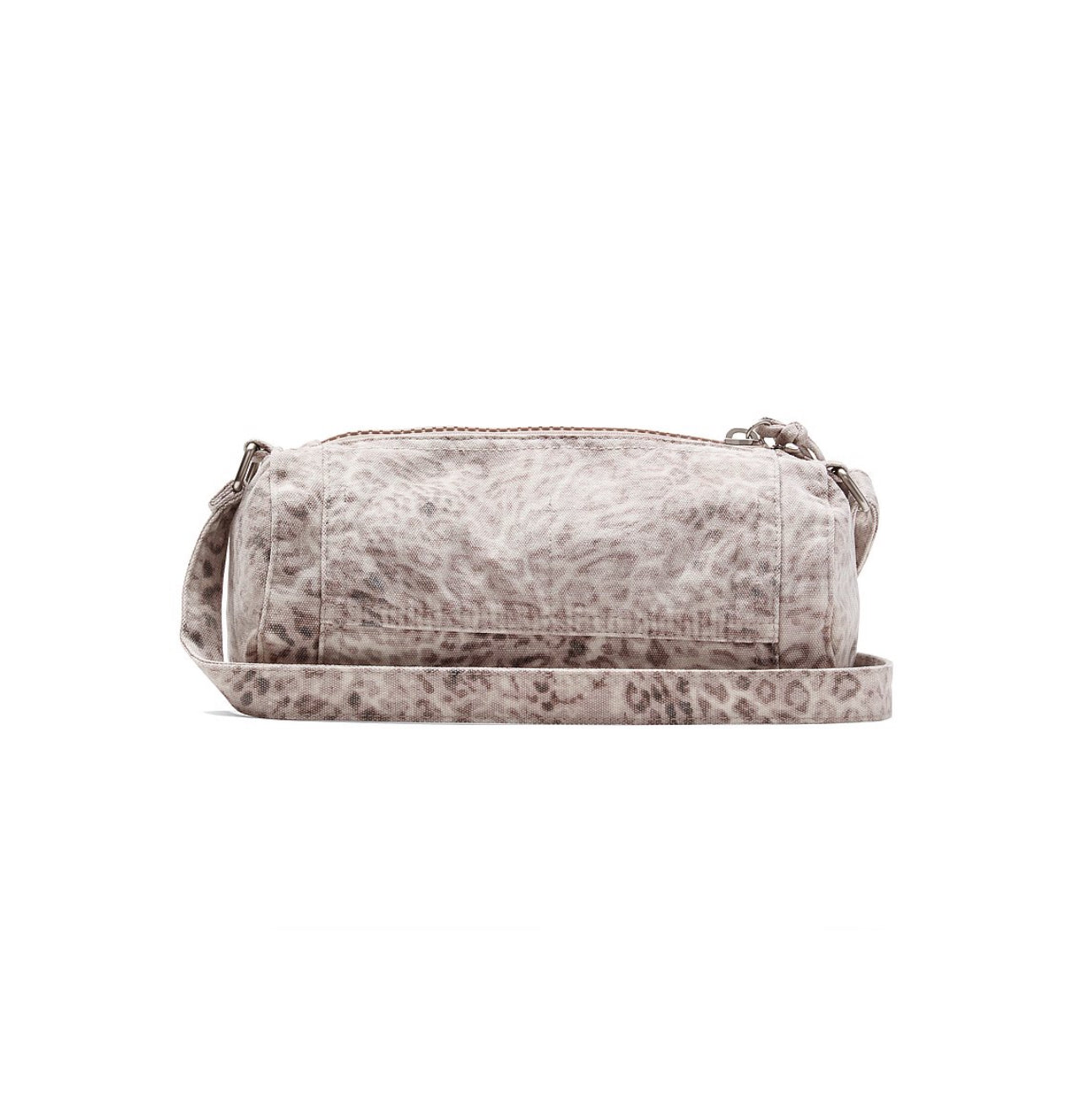 New VS Pink Canvas Rolled Mini Duffle Shoulder Bag Leopard Viral Cheetah