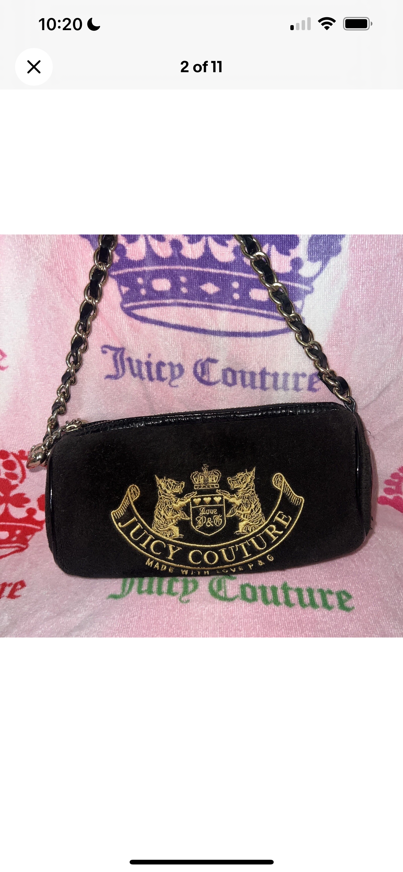 Vintage Juicy Couture Purses 2 x Barrel Bags - Bundle for Robin