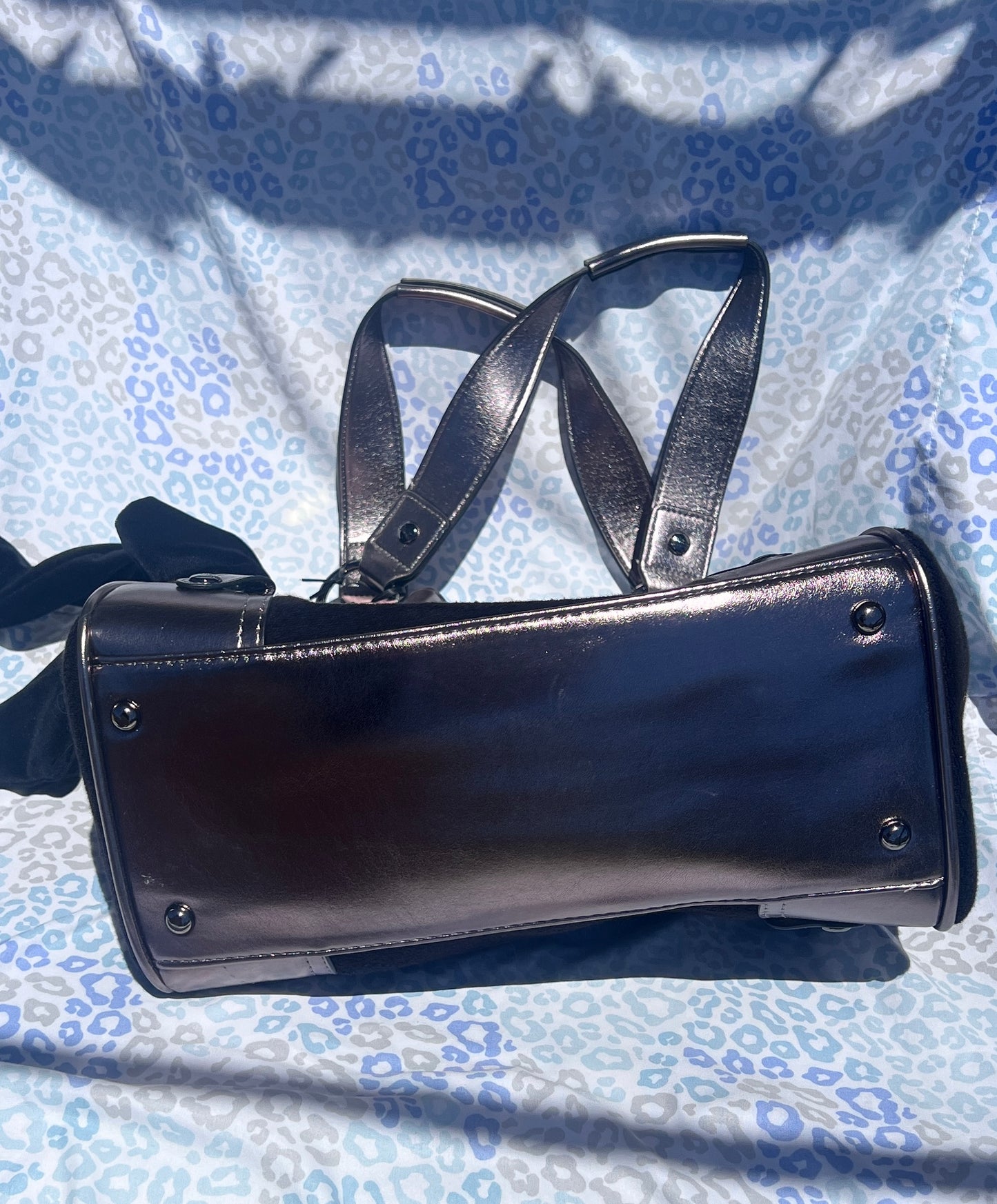 New Silver Black Juicy Couture Tote Bag Gunmetal Daydreamer Purse + Wallet