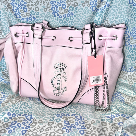New Pink Juicy Couture Purse Daydreamer Tote Bag Handbag Y2K Style