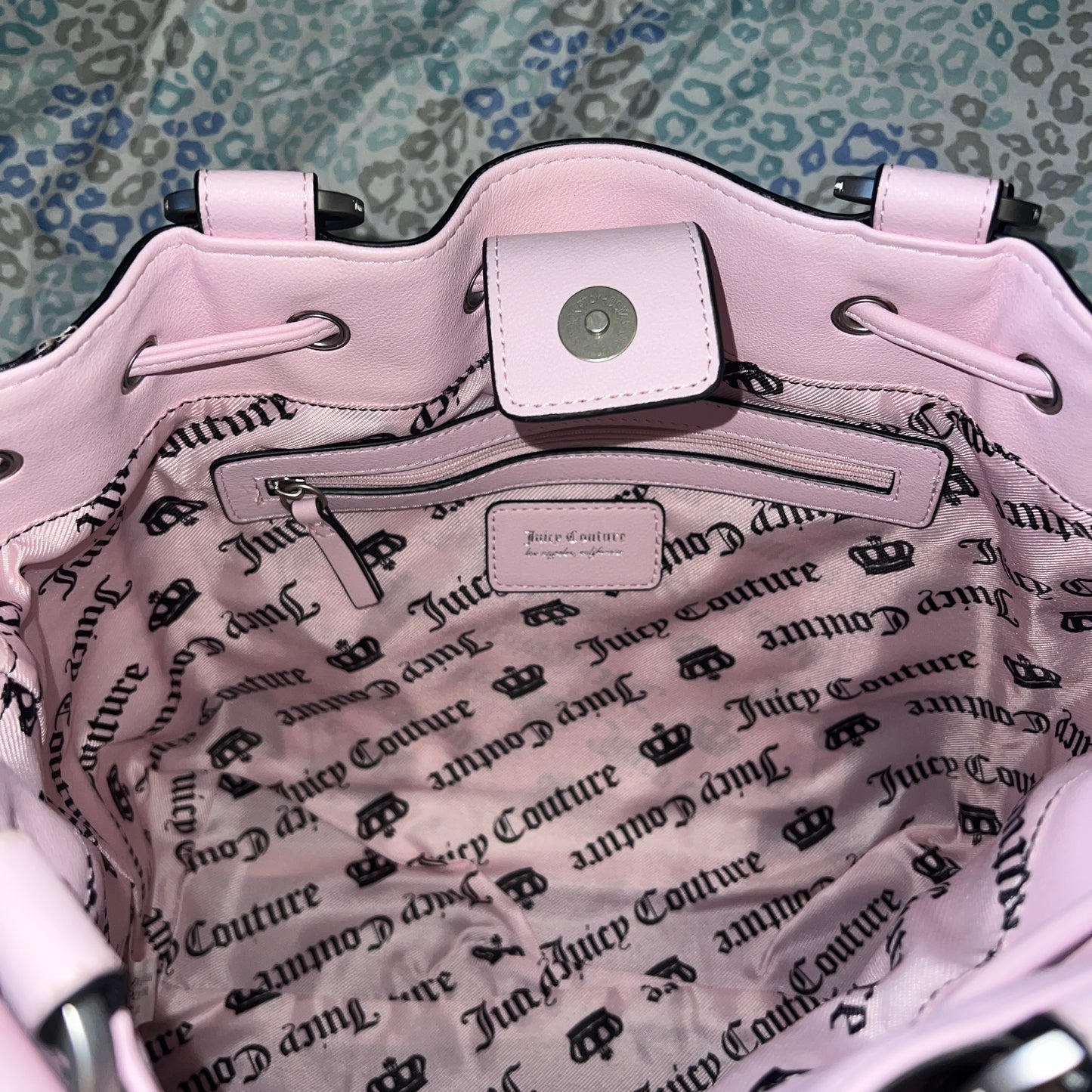 New Pink Juicy Couture Purse Daydreamer Tote Bag Handbag Y2K Style