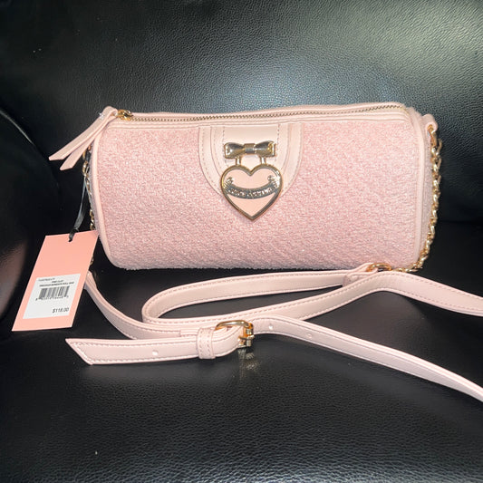 New Pink Juicy Couture Purse Barrel Crossbody Bag