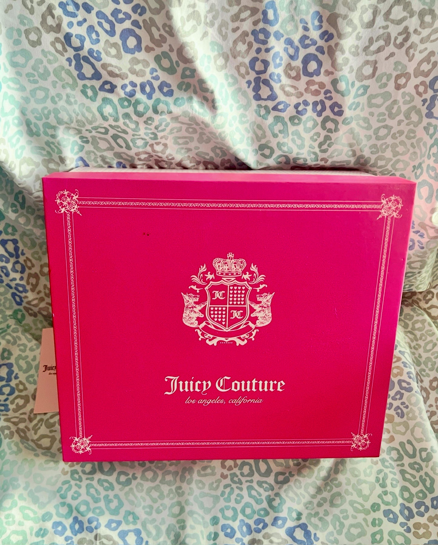 New Salmon Pink Juicy Couture Barrel Bag Set Crossbody Purse Vintage Style NWT